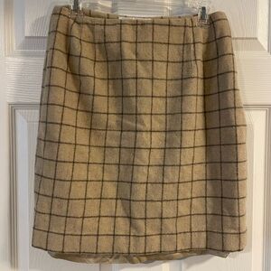 90’s Jones New York Wool Plaid Skirt